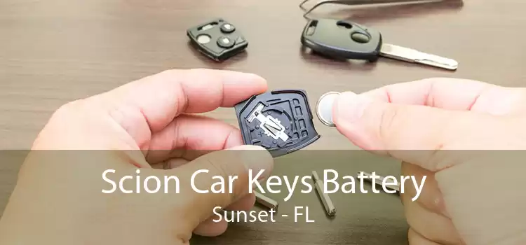 Scion Car Keys Battery Sunset - FL